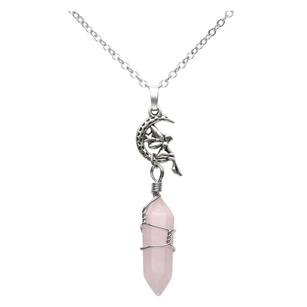 jjn06250-fairy-rose-quartz-hexagonal--point-pendant-necklace