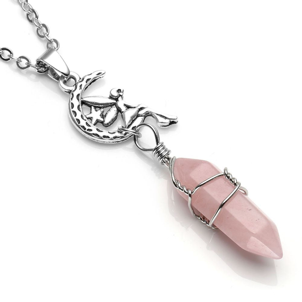 jjn06250-fairy-rose-quartz-hexagonal--point-pendant-necklace