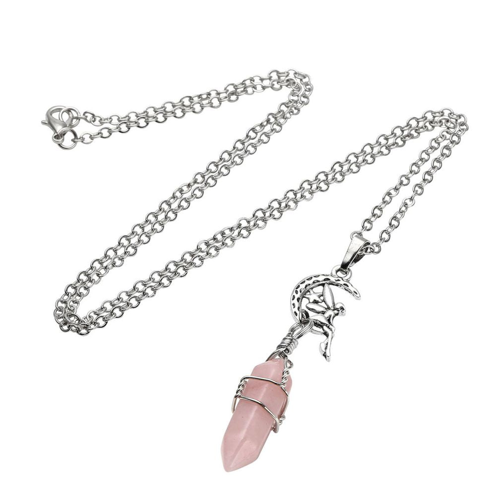 jjn06250-fairy-rose-quartz-hexagonal--point-pendant-necklace