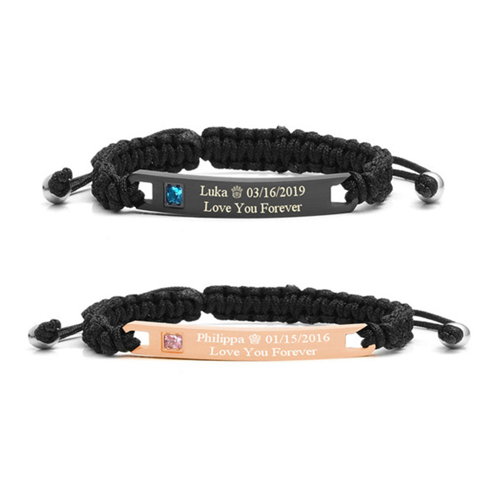 personalized-name-message-tag-matching-braided-rope-bracelets-jovivi