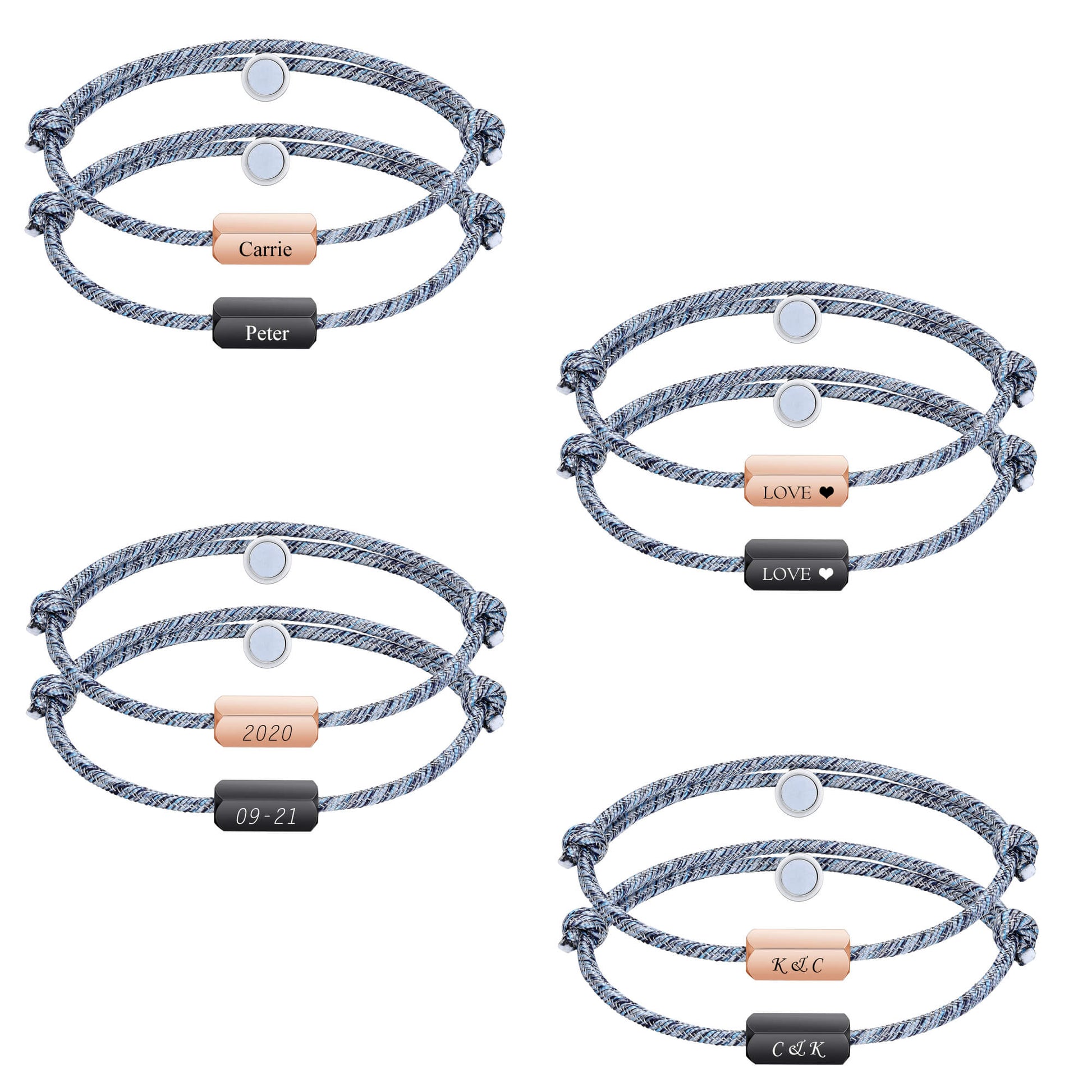 jkb028506 jovivi his and hers matching couples bracelets valentine's gift
