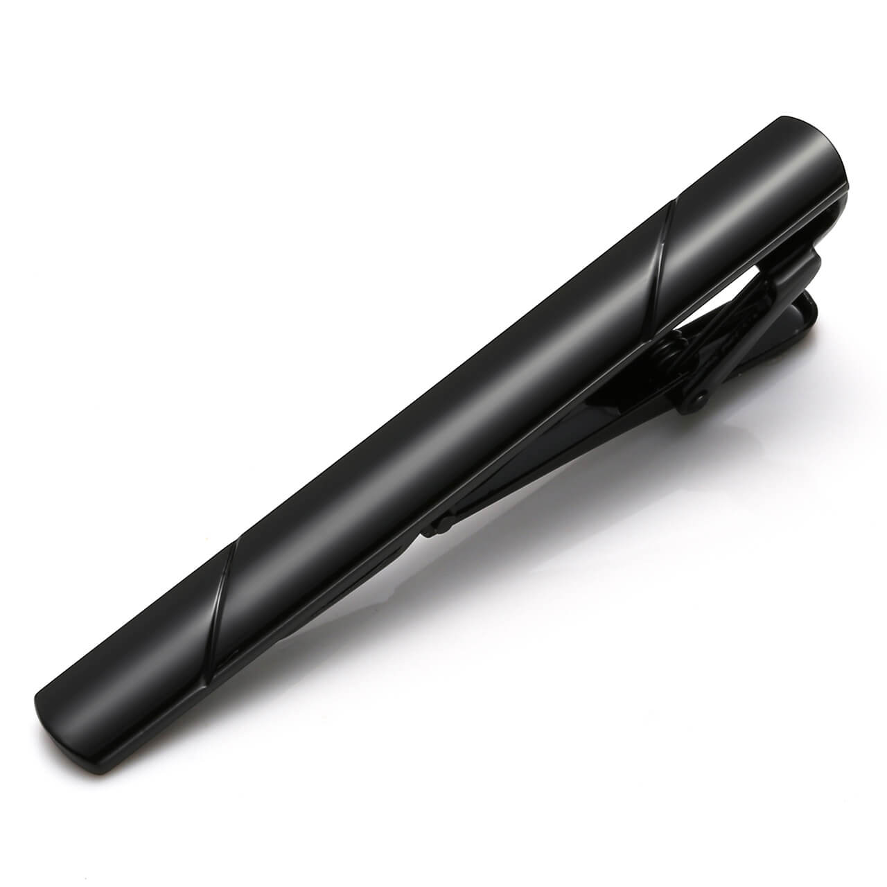 jovivi black tie bar clip