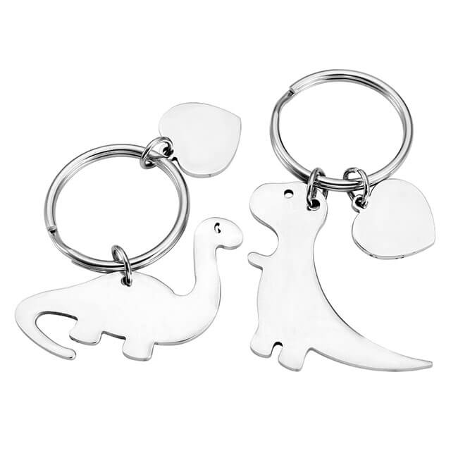 jovivi personalized name tag keychain set for mom and son, jnf004002