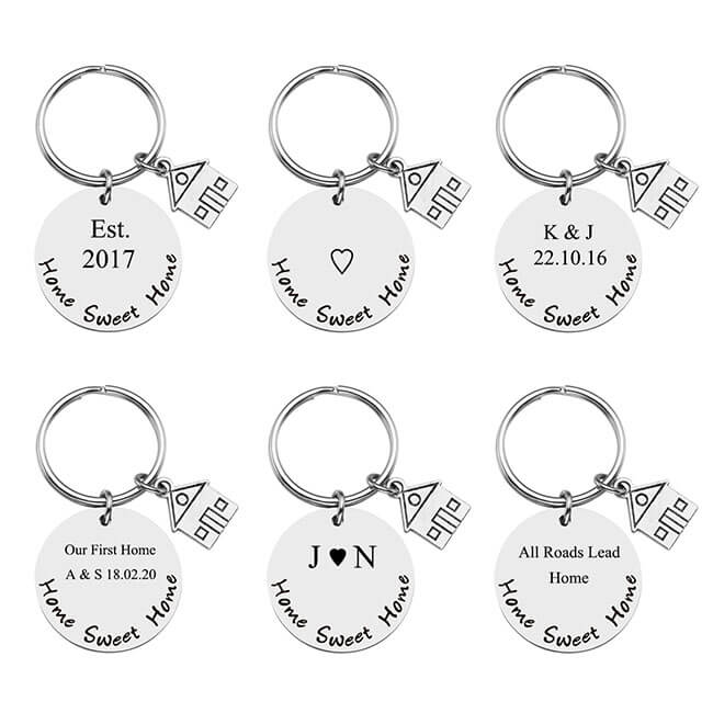 jovivi personalized name message keychain set for dad, jnf007201