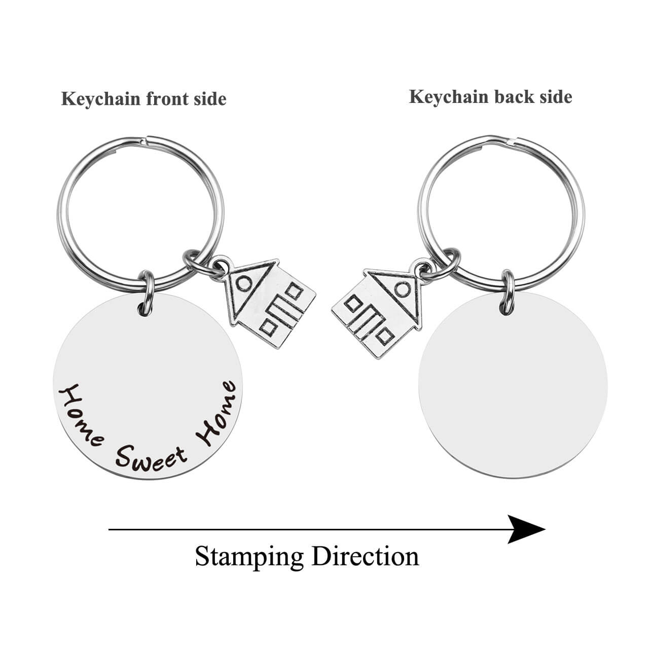 jovivi home tag keychain customized keychain gift for him