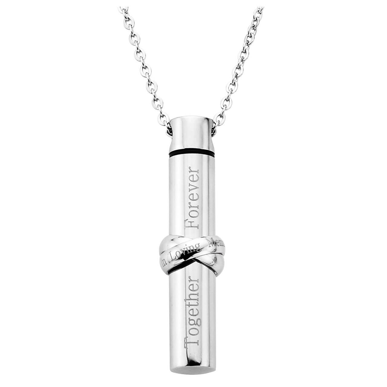 Cylinder Pendant Urn Necklace for Ashes | Jovivi - Jovivi