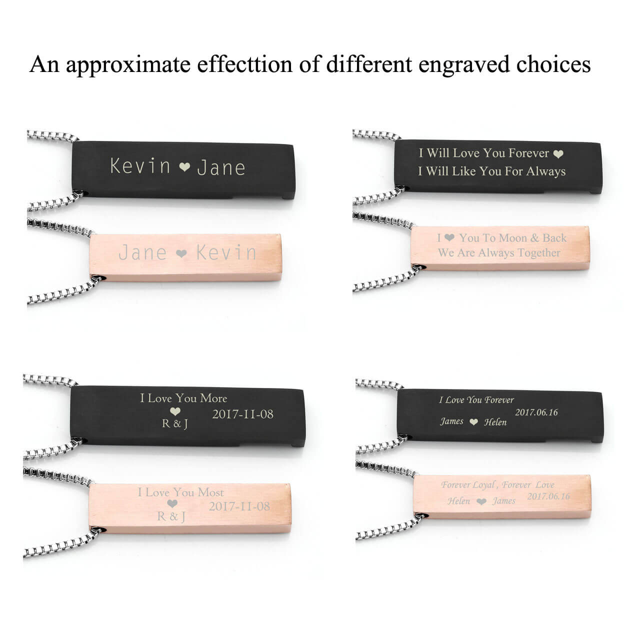 jng052401 jovivi customized couples necklaces name message pendant