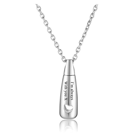 Jovivi personalized engraved urn necklace memorial jewelry