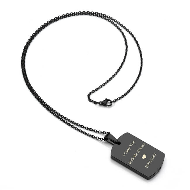 Personalized Date Calendar Urn Necklace | Jovivi