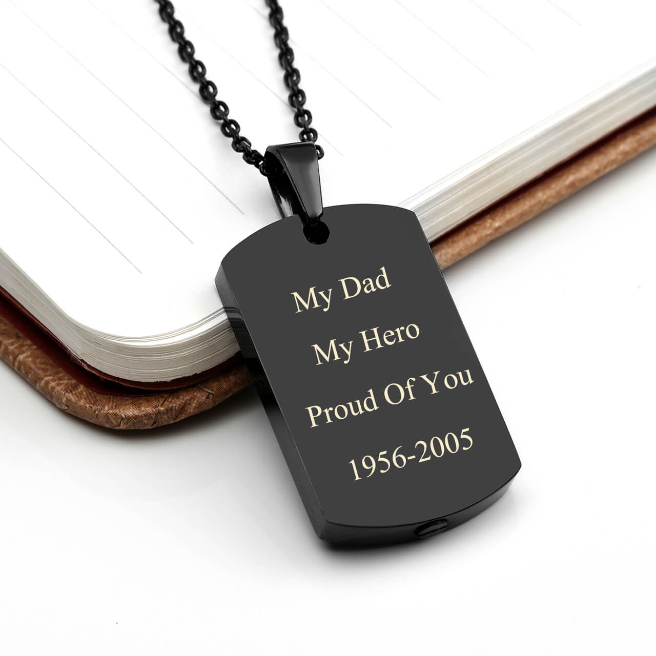 Personalized Date Calendar Urn Necklace | Jovivi