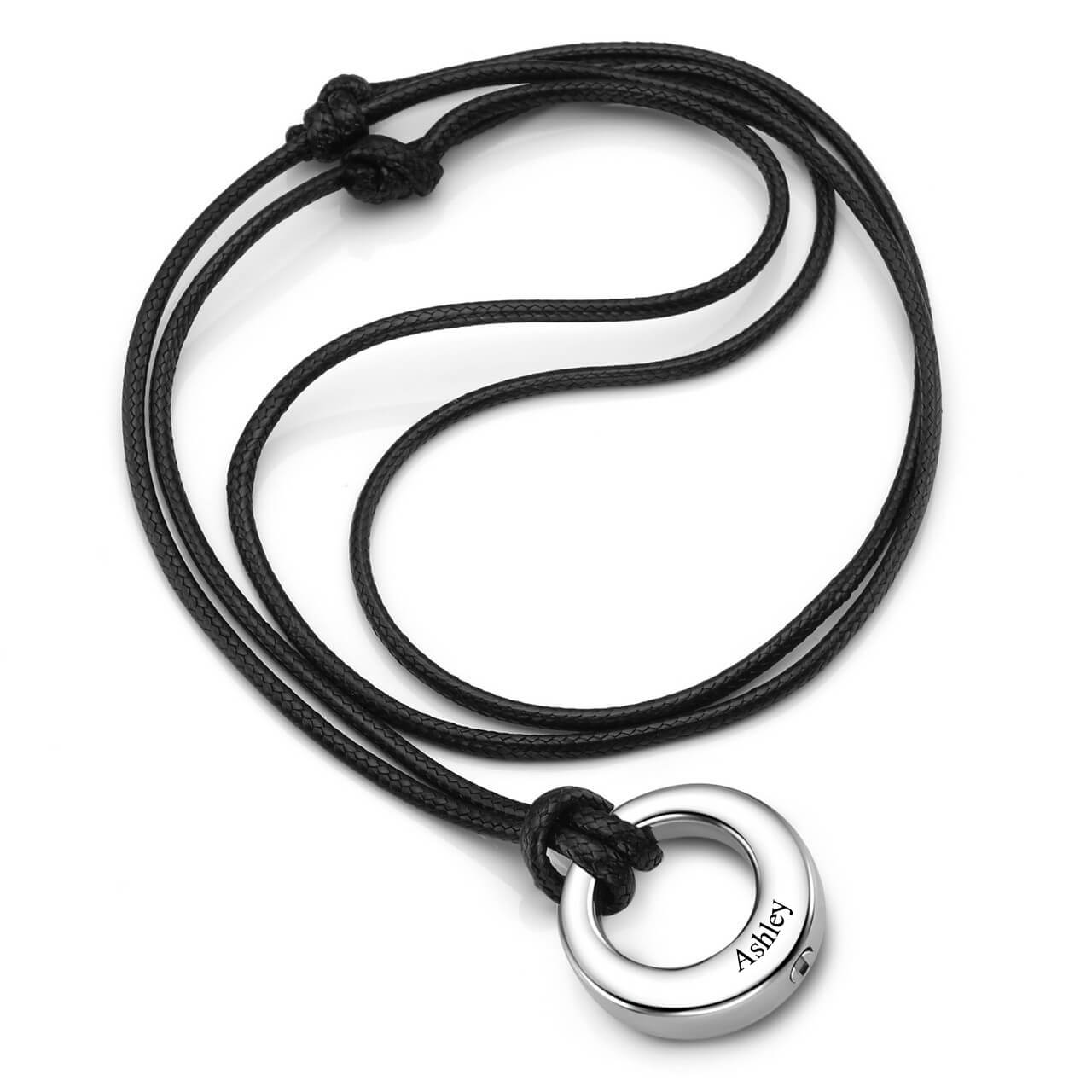Jovivi personalized memorial keepsake pendant urn necklace for ashes