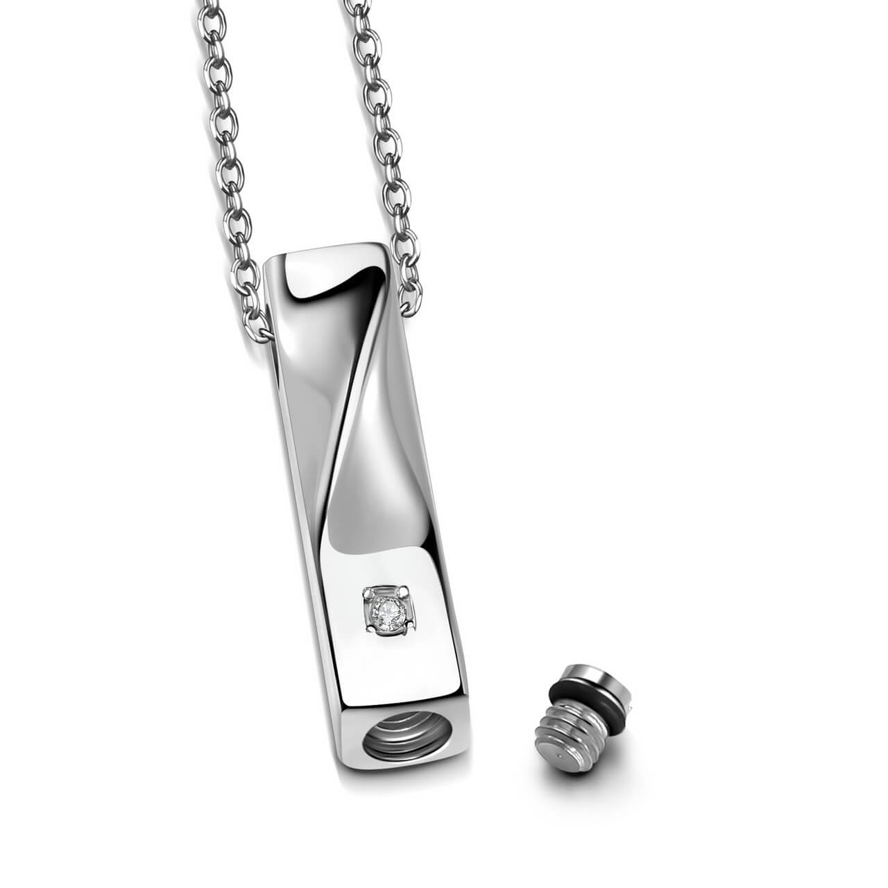 jovivi customized keepsake cremation memorial urn necklace for women