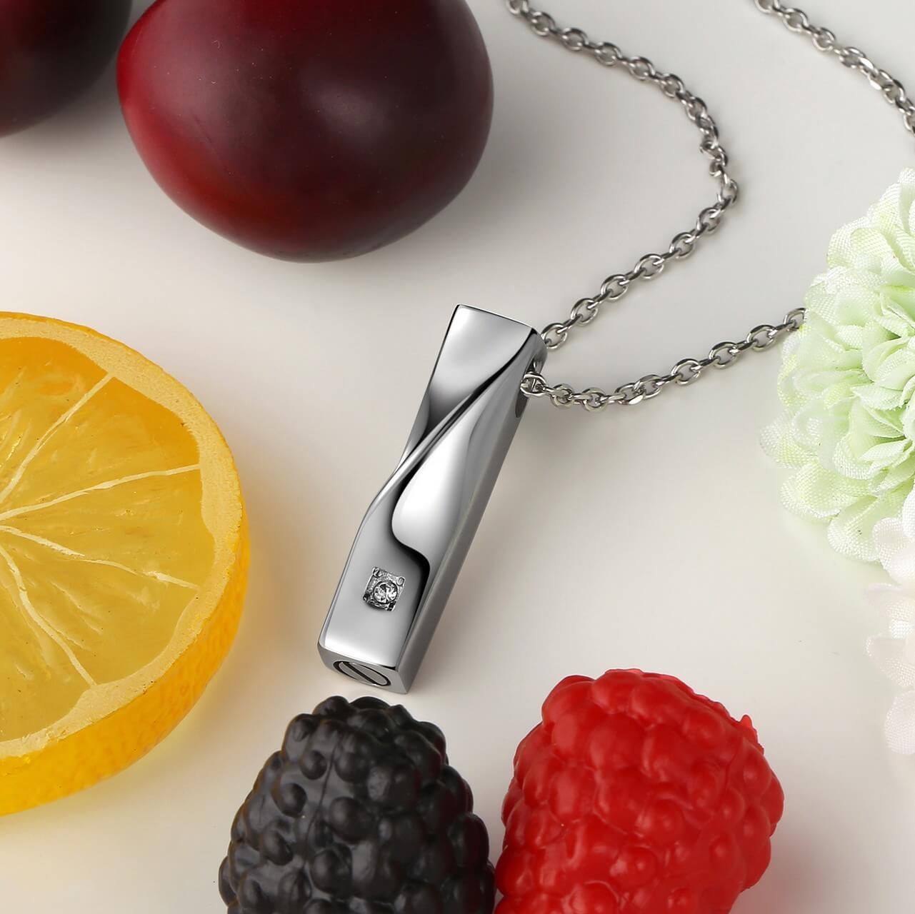 jovivi personalized name bar necklace for women urn pendant jewelry