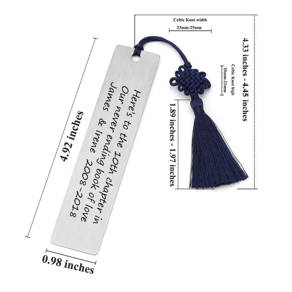 jovivi 4.92" rectangle bookmark gift for kids with tassel, jnm000201