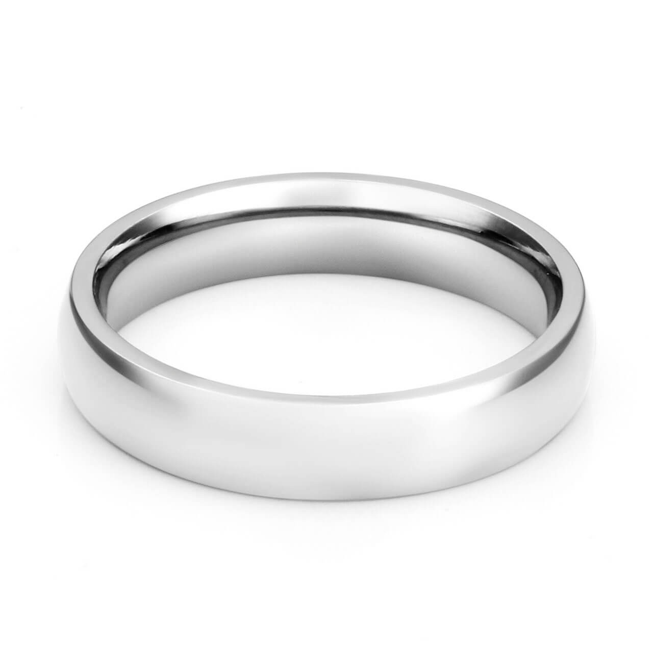 Personalized Polished Initial Ring for Couples 4mm | Jovivi - Jovivi