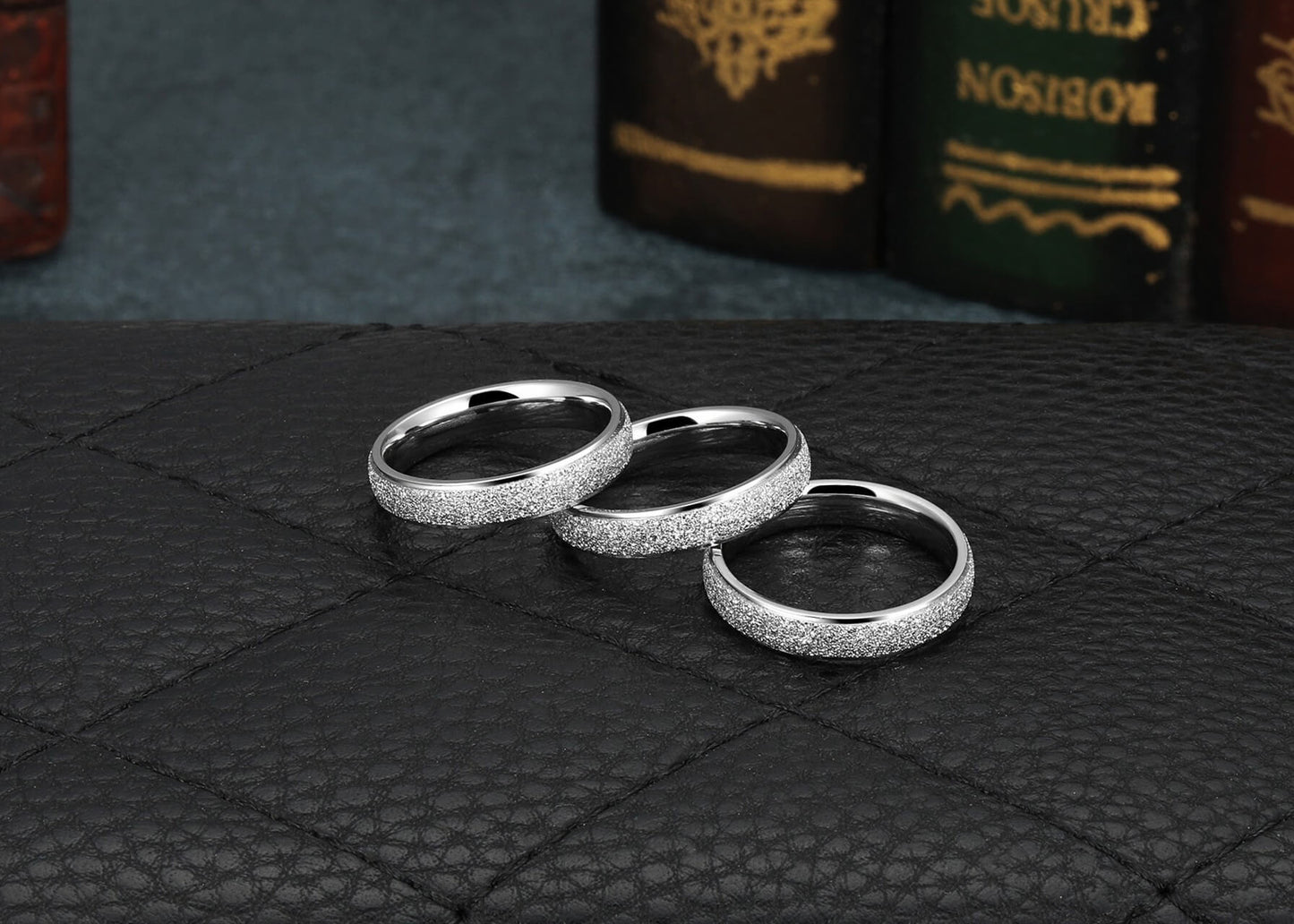jovivi women's initial stackable rings for wedding