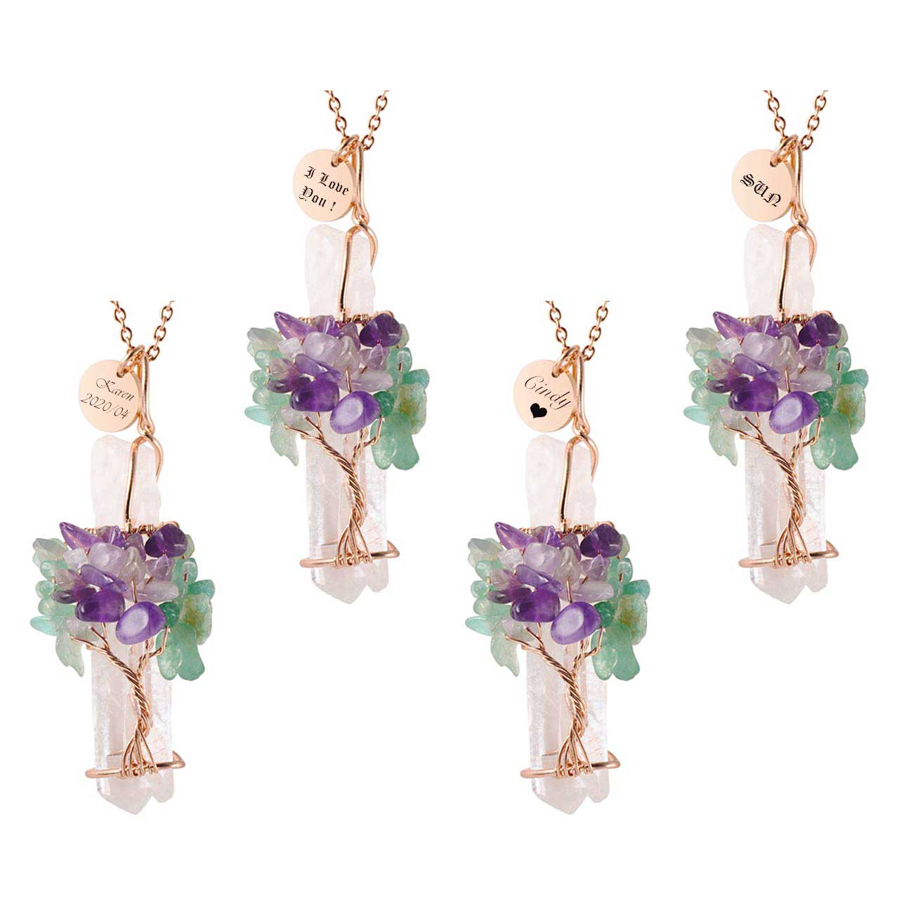 DIY-tree-of-life-wire-wrapped-natural-crystal-necklace