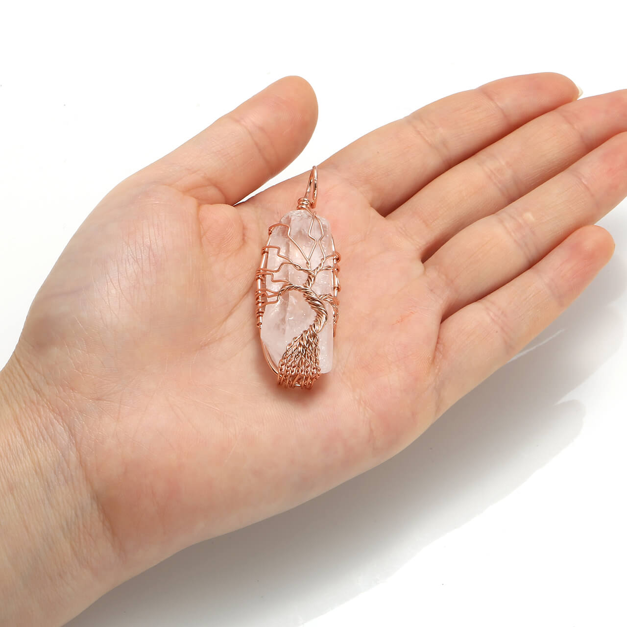 Tree of Life Crystal Pendant Necklace | Jovivi - Jovivi