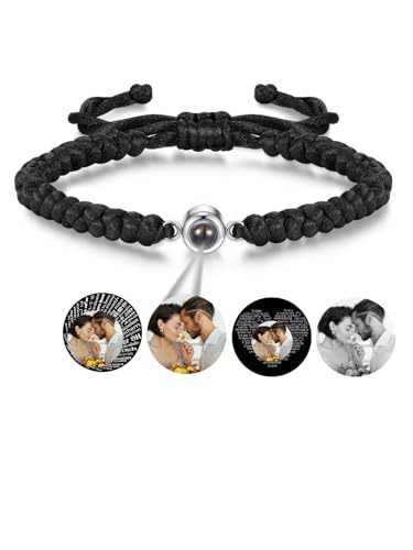 Jovivi Custom Bracelets with Picture inside Customized