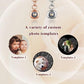 Jovivi Picture Pendant Necklace Personalized Customized Photo Projection Necklace