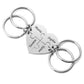 Custom Stainless Steel Best Friends Keychains, 4pcs Set Puzzle Piece Keychains,Friendship Gifts