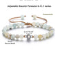 Joviv Custom Bracelets with Picture inside Custom Healing Crystal Gemstone Beaded Bracelet Customized Projection Bracelet with Photos Personalized Picture Bracelet Memorial Birthday Christmas
