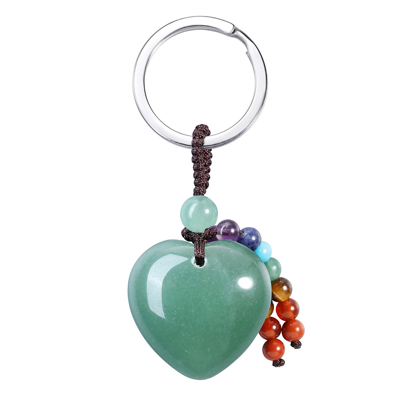 Natural-Green-Aventurine-Heart-Love-Crystal-Keychain