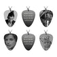 Personalized Photo Dog Tag Necklace Guitar Pick Dog Tag Pendant