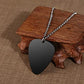 Personalized Photo Dog Tag Necklace Guitar Pick Dog Tag Pendant