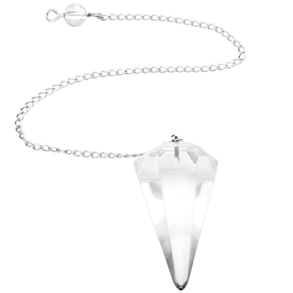 jovivi natural clear quartz pendulum for home reiki healing