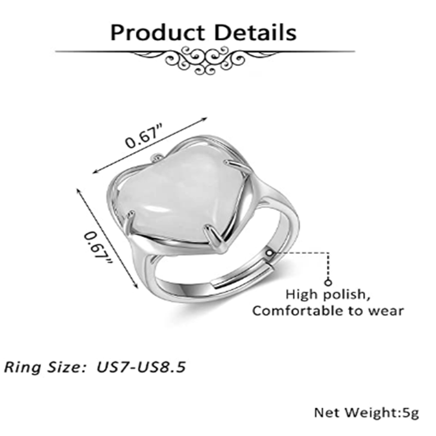    Adjustable-Gemstone-Heart-Stone-Copper-Wrapped-Crystal-Ring-Jovivi