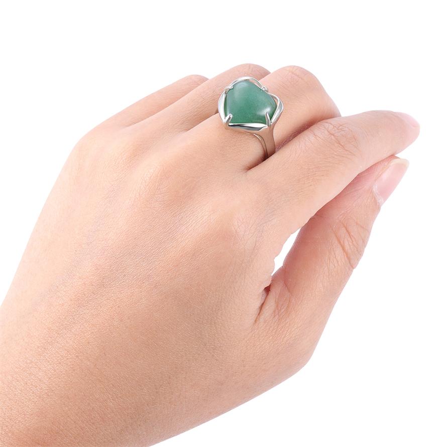   Adjustable-Gemstone-Heart-Stone-Copper-Wrapped-Crystal-Ring-Jovivi