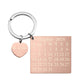 jovivi valentine's day gift personalized custom calendar keychain for couples, jnf002704