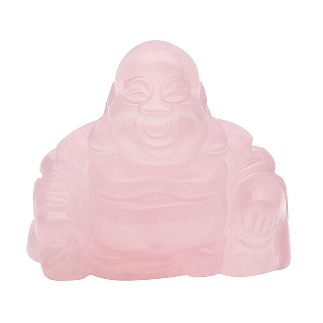 Mini Laughing Buddha Statue Crystals Feng Shui Ornament | Jovivi