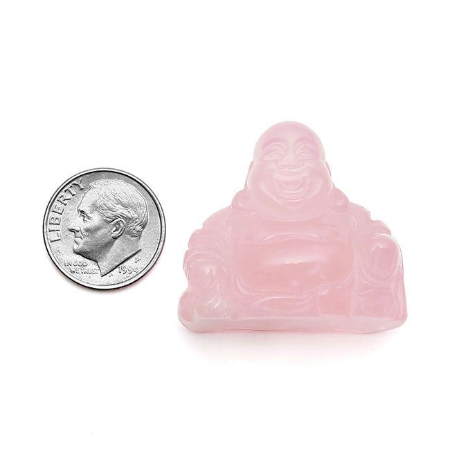 Mini Laughing Buddha Statue Crystals Feng Shui Ornament | Jovivi