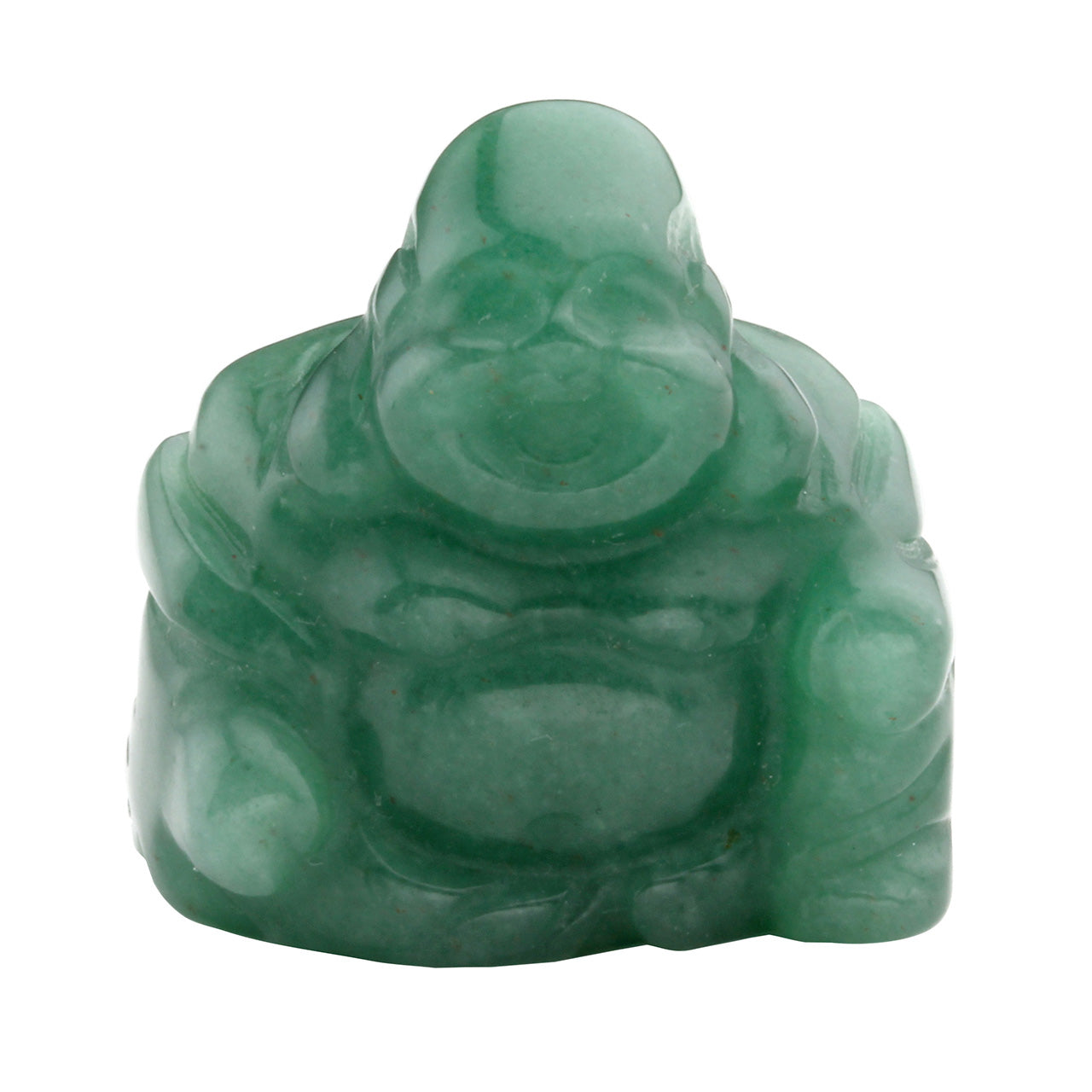 Mini Laughing Buddha Statue Crystals Feng Shui Ornament | Jovivi