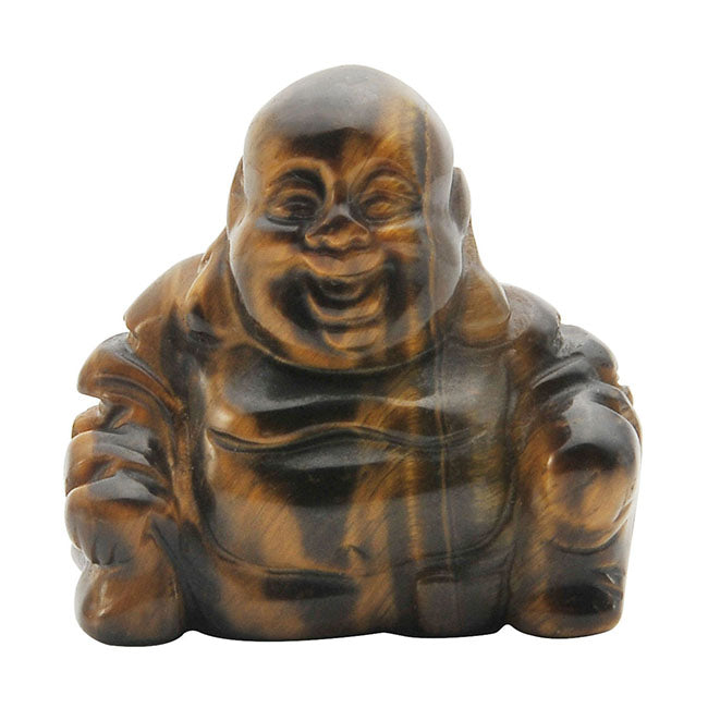 Mini Laughing Buddha Statue Crystals Feng Shui Ornament | Jovivi