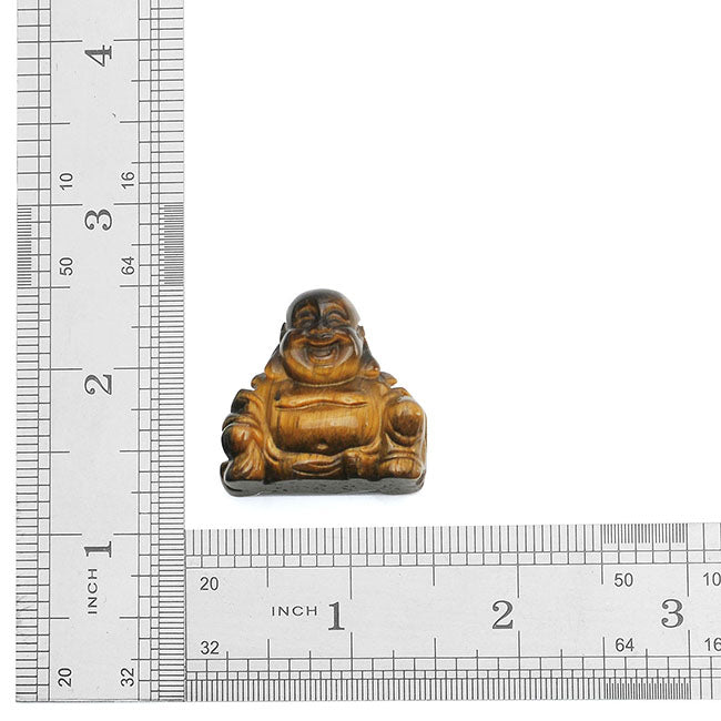 Mini Laughing Buddha Statue Crystals Feng Shui Ornament | Jovivi