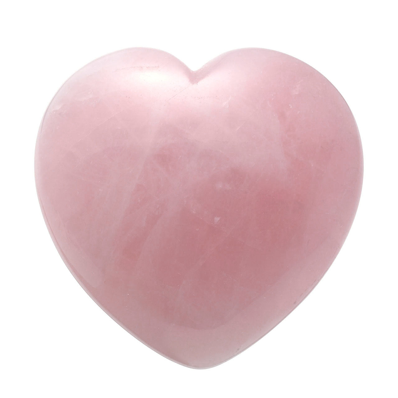 Rose Quartz Heart Hand Carved Crystal Gemstone | Jovivi