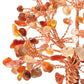Jovivi Natural Red Agate Tree Crystal Quartz Feng Shui Tree of Life Ornament Reiki Crystals, asd0208