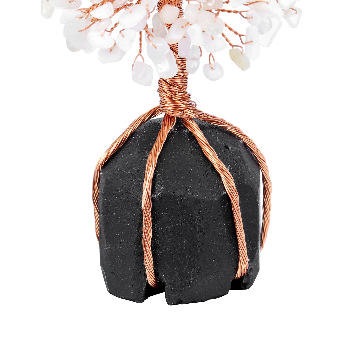 Natural Crystals Money Tree with Base Feng Shui Ornament | Jovivi