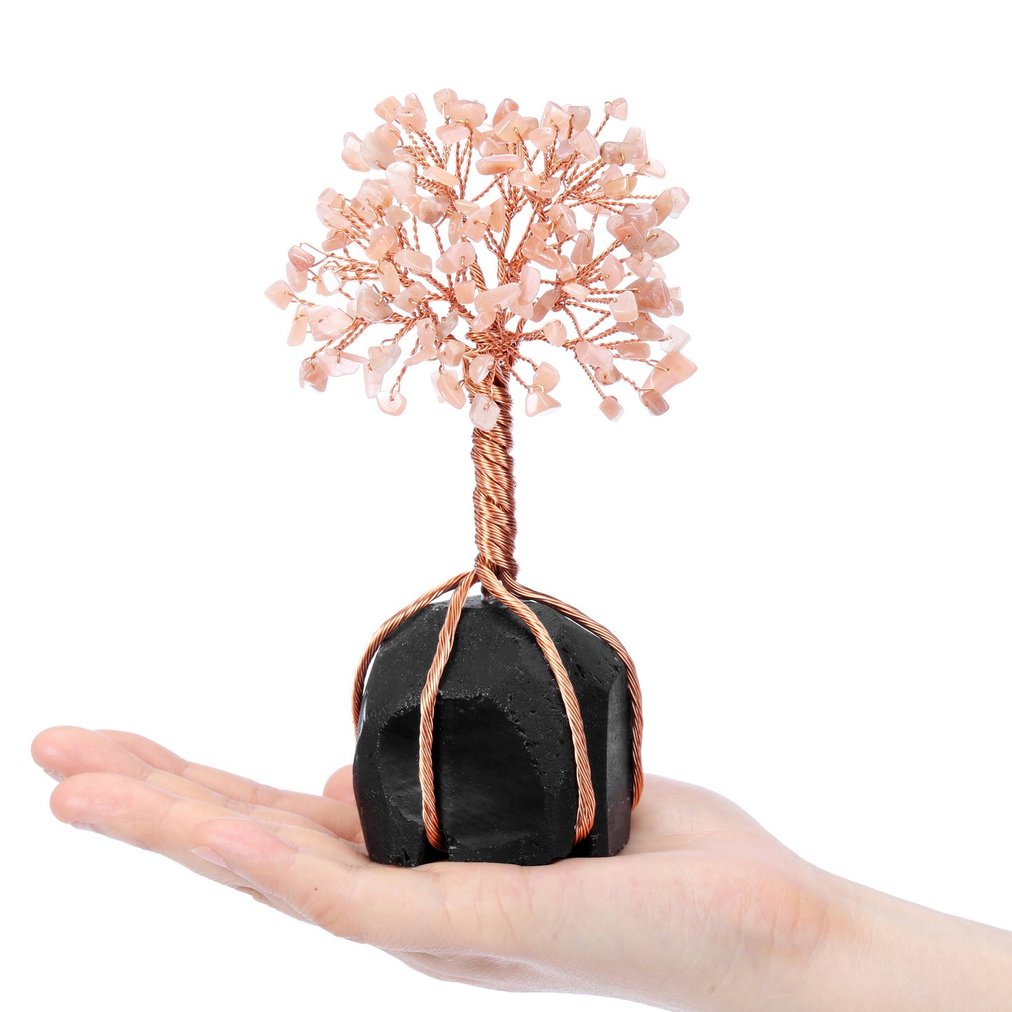 Natural Crystals Money Tree with Base Feng Shui Ornament | Jovivi