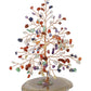 jovivi 7 chakras healing crystal copper wrapped money tree for home decor