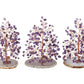 jovivi natural amethyst chakras gemstone home decor money tree fengshui figurine luck 