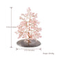 Natural Crystals Money Tree with Agate Slices Base Feng Shui Ornament | Jovivi - Jovivi