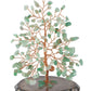 Natural Crystals Money Tree with Agate Slices Base Feng Shui Ornament | Jovivi - Jovivi