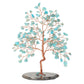Natural Crystals Money Tree with Agate Slices Base Feng Shui Ornament | Jovivi - Jovivi