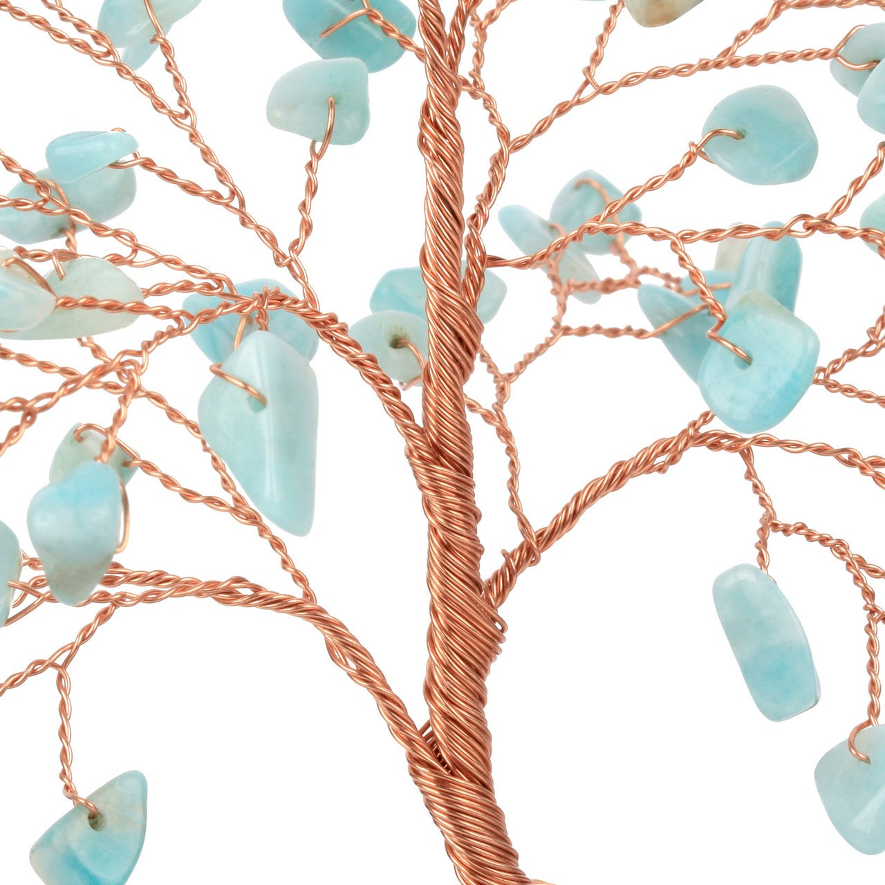 Natural Crystals Money Tree with Agate Slices Base Feng Shui Ornament | Jovivi - Jovivi