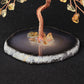 Natural Crystals Money Tree with Agate Slices Base Feng Shui Ornament | Jovivi - Jovivi