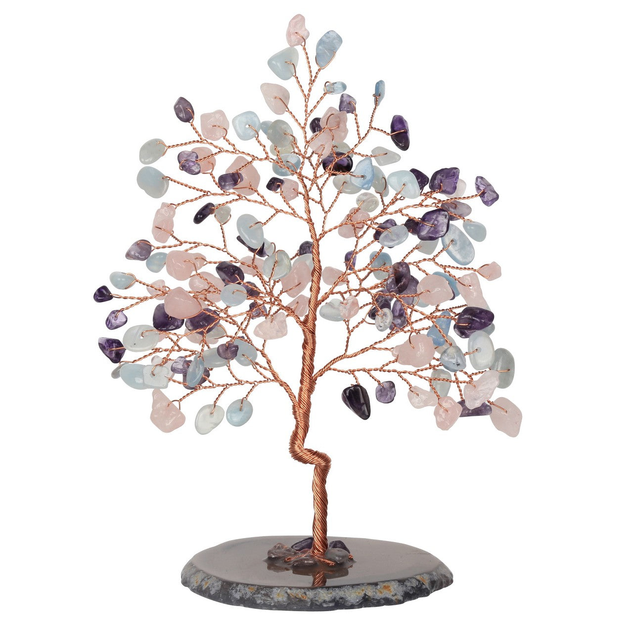 Healing Crystals Money Tree with Base Feng Shui Ornament | Jovivi